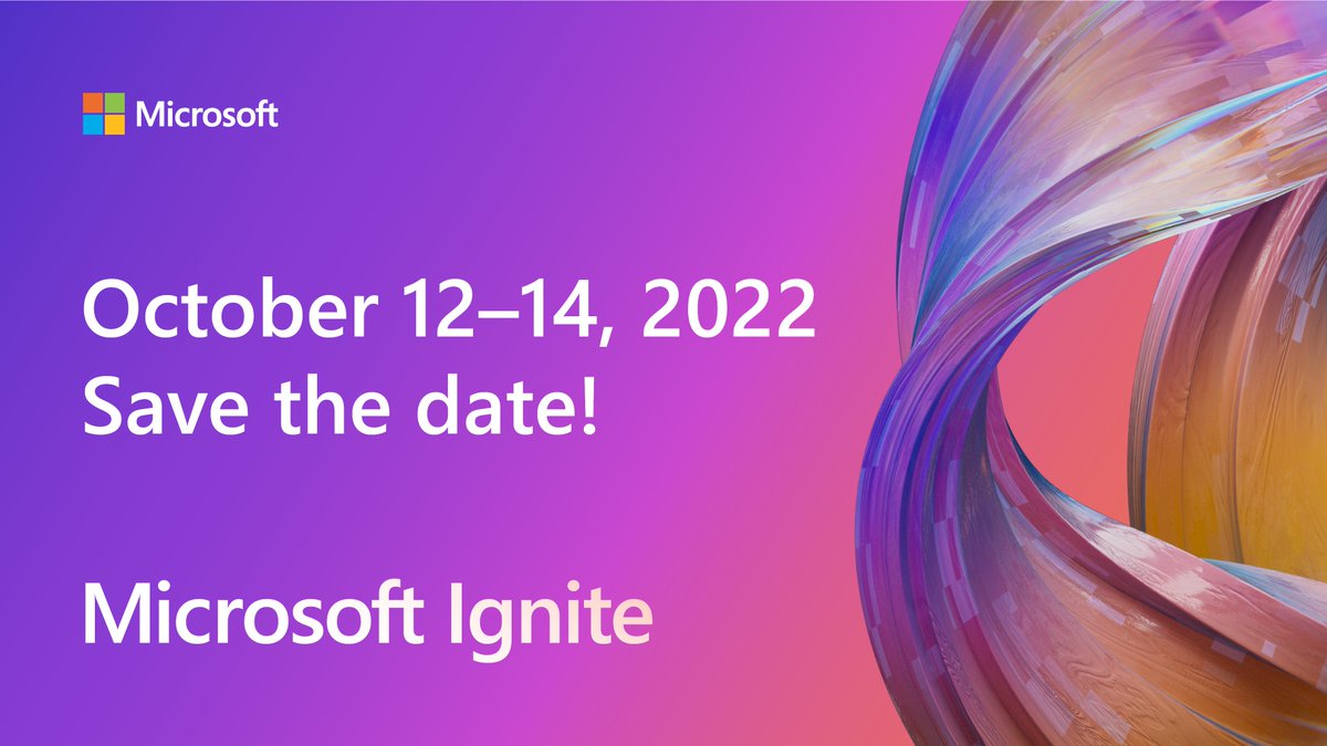 events_msft's tweet image. Guess what’s back, back again. 😉
📅 Mark your calendars for an all-new, reimagined #MSIgnite! Explore the latest innovations, learn from product experts and partners, level up your skillset, and create connections from around the world.🎉
Learn more 🔗: msft.it/6017jEKlc