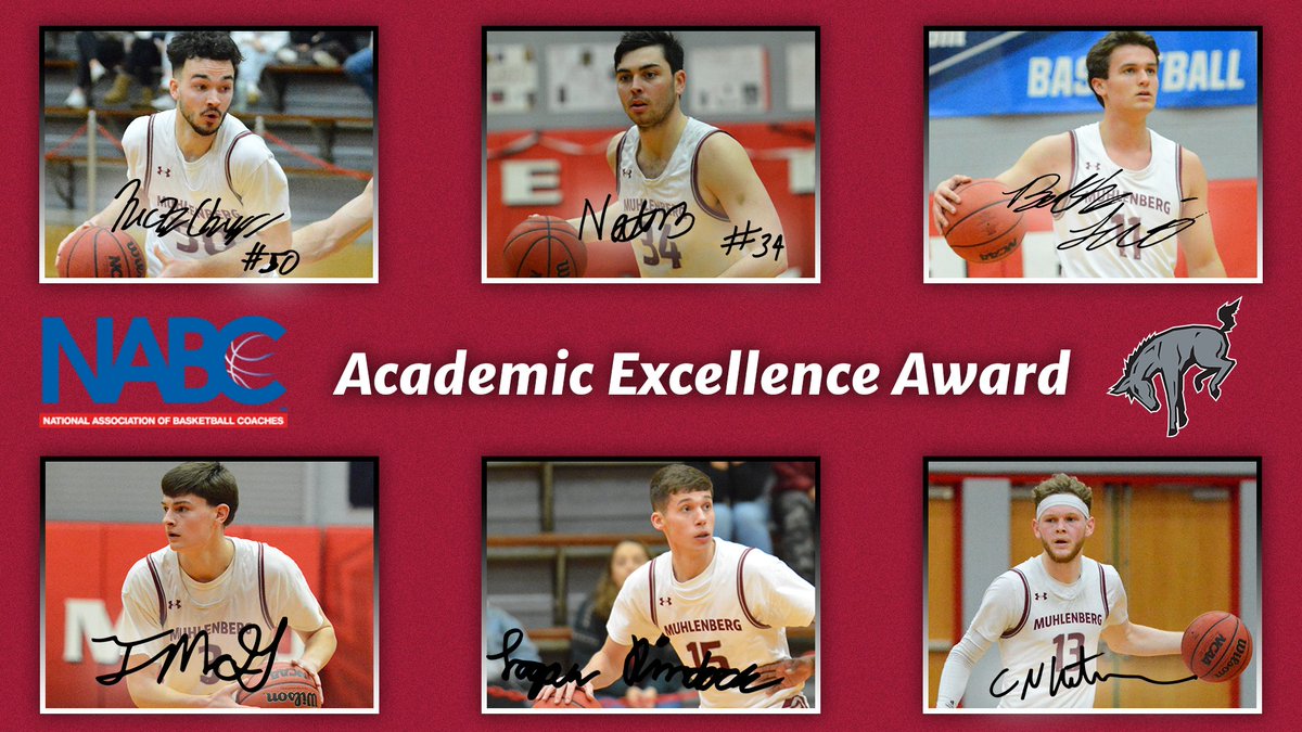 Muhl_Sports's tweet photo. The #Muhlenberg men's basketball team received the Academic Excellence Award from the @NABC1927, and 6️⃣ team members were named to the Honors Court for swishing their grades!

https://t.co/gU43EwnbDh

#CentConf #d3hoops #CCmbb https://t.co/8cuJOED55x