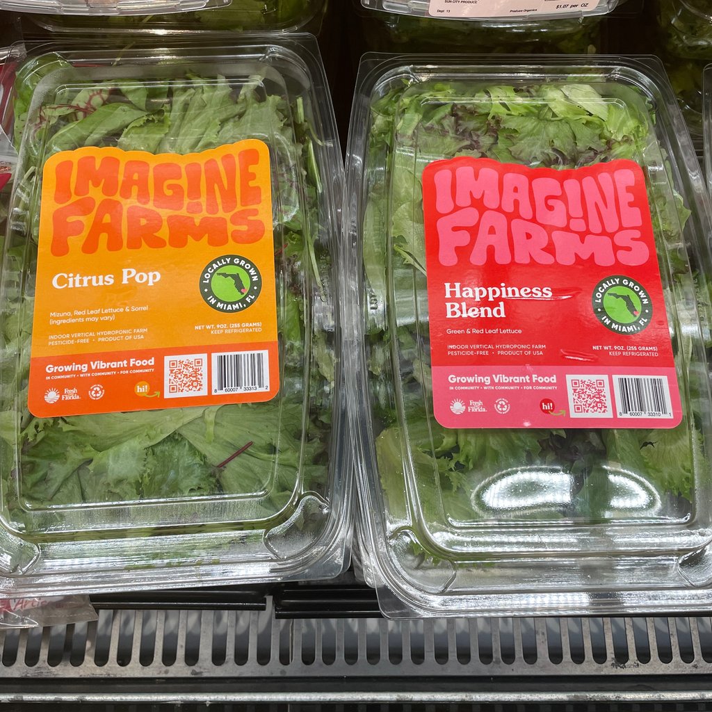 Imagine_Farms's tweet photo. Look who’s back at Milam’s 👁️👄👁️

When you need to recover from the summer BBQ - hamburgers, tacos and ice cream, we’re here for you! Eat a big A$$ salad, you’ll feel better, we promise. Family Size Happiness and Citrus Pop are back on the shelves at Milam’s. 🥬👩🏽‍🌾🛒 https://t.co/csofd3EJe3