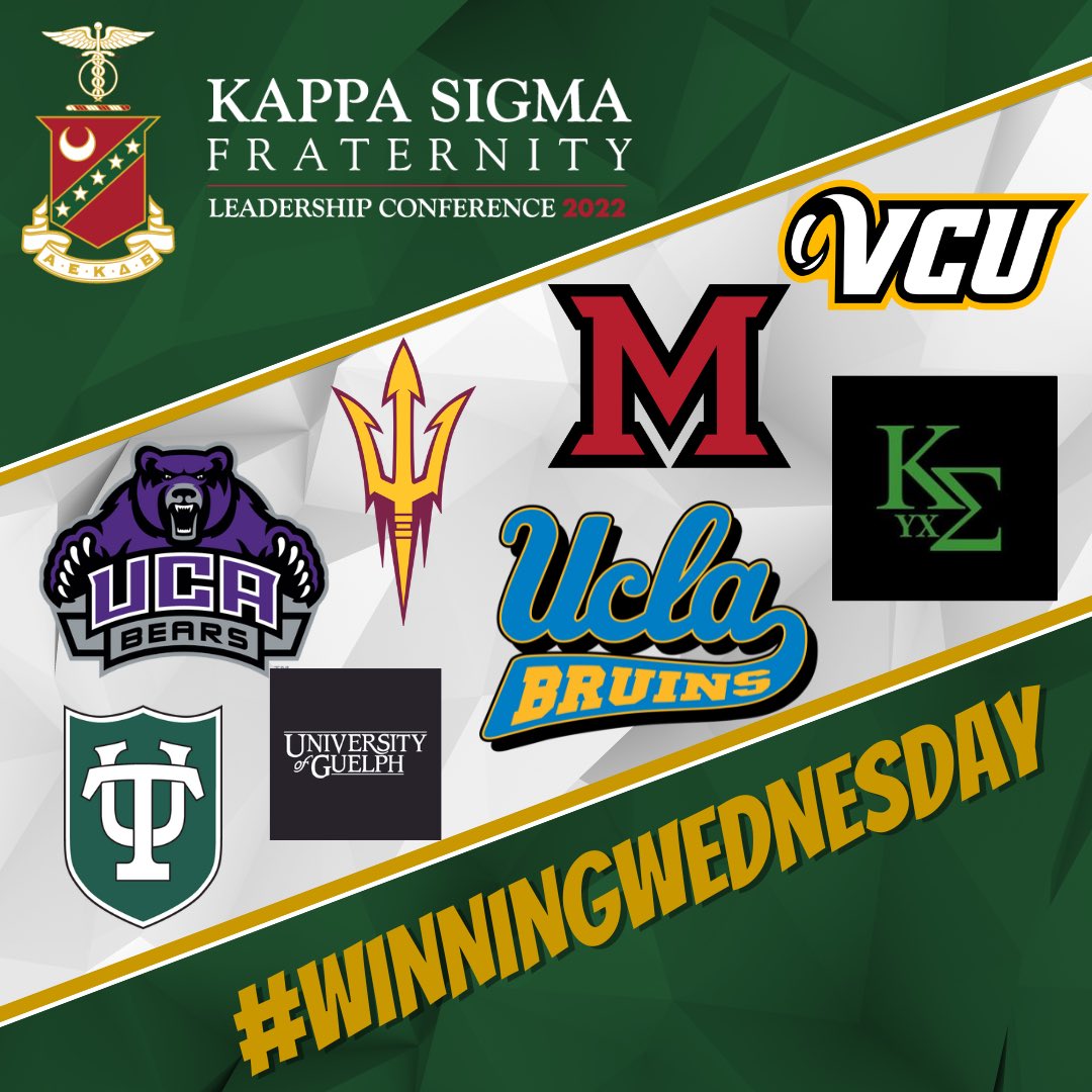 Over the last year, Kappa Sigma installed 8 Chapters. The founding fathers of these Chapters have set new standards for their Brothers going forward.