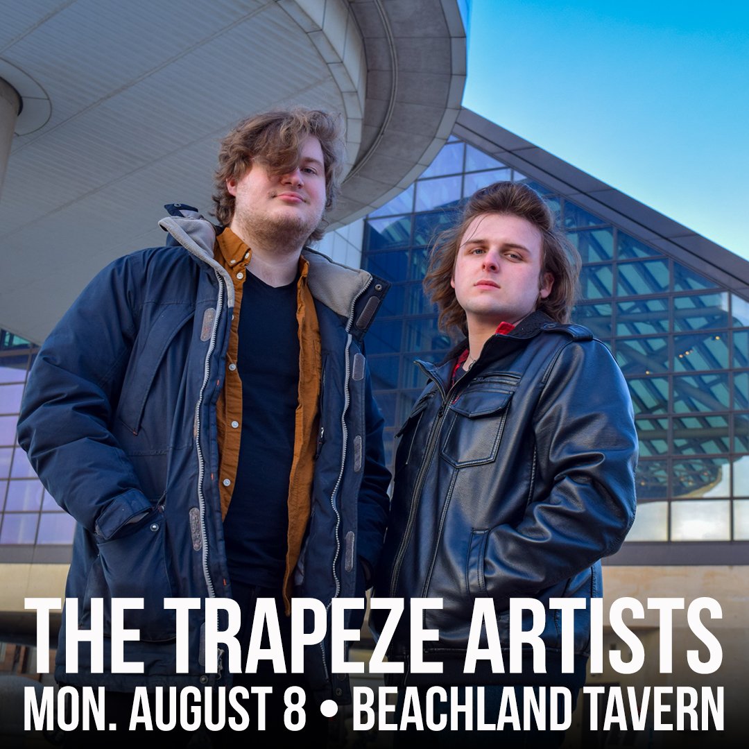 Trapeze_Artists's tweet photo. It's finally happening

We've been working on this album for two years and we're ready to share it with all of you! We're excited to perform at the 
@BeachlandCLE

Tickets are $10
Monday, August 8, 2022
Doors at 7:00
Show at 8:00

Get your tickets at https://t.co/umKmSraXnp https://t.co/VpoeMEE2mg