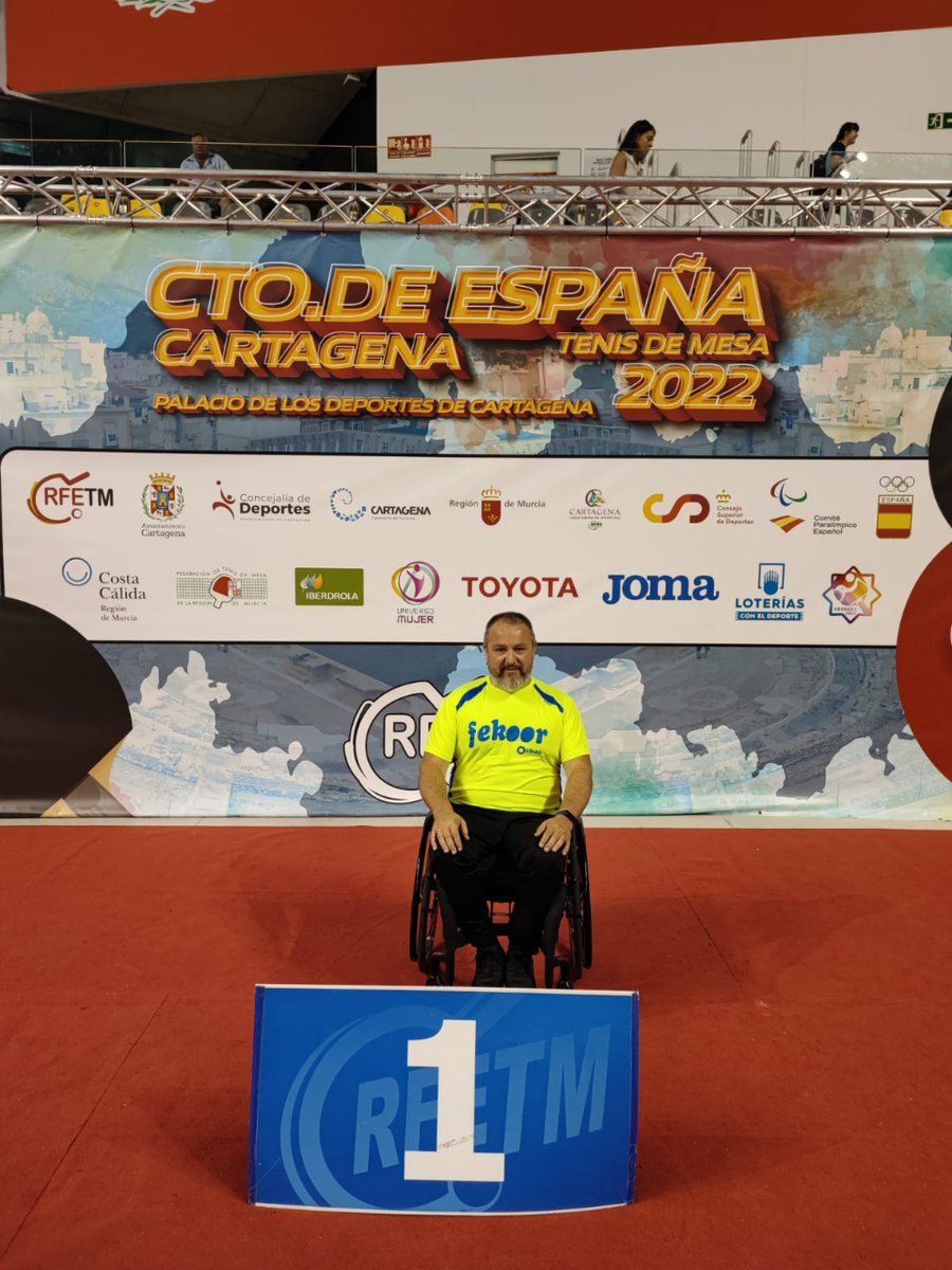 Erandiokoudala's tweet photo. 💪 ♿ 🏓 El erandioztarra Unai Aurrekoetxea @Ptx711 ha conseguido la medalla de bronce en individual y la de plata en parejas en el pasado campeonato de euskadi de tenis de mesa de personas con discapacidad física con el equipo Feekor.

¡Enhorabuena!

#Erandio https://t.co/DpEsSagJg4