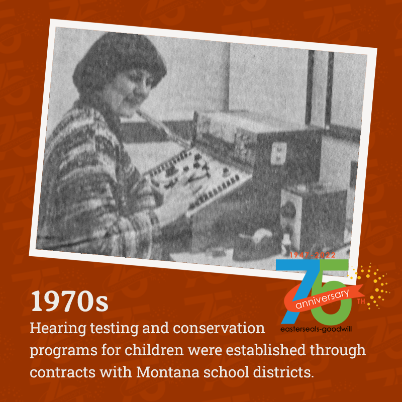 esgwnrm's tweet photo. The 1970s marked the beginning of a long relationship with Montana schools for us to provide audiology services for students. By the end of the 70s outpatient audiology services had grown to eight centers across the state. Learn more about our history at https://t.co/gGjhO364c2. https://t.co/KZxpACCF7i