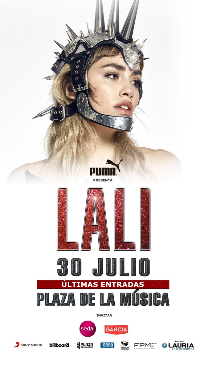 ÚLTIMAS ENTRADAS PARA @lalioficial ‼️‼️ 🔜El Sábado llega la reina del pop a Plaza de la Música y quedan los últimos tickets 🔥 No te podés perder la oportunidad de ser parte del “Disciplina Tour” 💥💥 ✨No te duermas porque estamos a nada de agotar 🗓30-7 🎫 @edenentradas