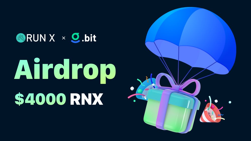 🥰Glad to announce our partnership with @runxofficial 
 
🎁 Giveaway: $4000 worth of $RNX
🍀 100 winners
👉 To enter: t.cctip.io/twOgl

⏰ End: Aug 3
#M2E #Move2earn #GameFi  #DID #Giveaway #Airdrop 

@cctip_com rewards KtTeS4