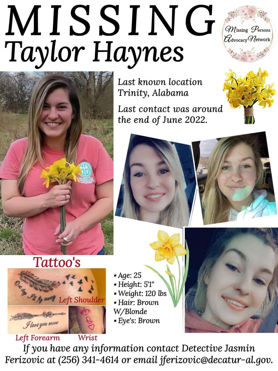 901Lulu's tweet photo. Taylor Haynes is still missing!
#MissingPerson #missingphone https://t.co/p3MII7chJ0