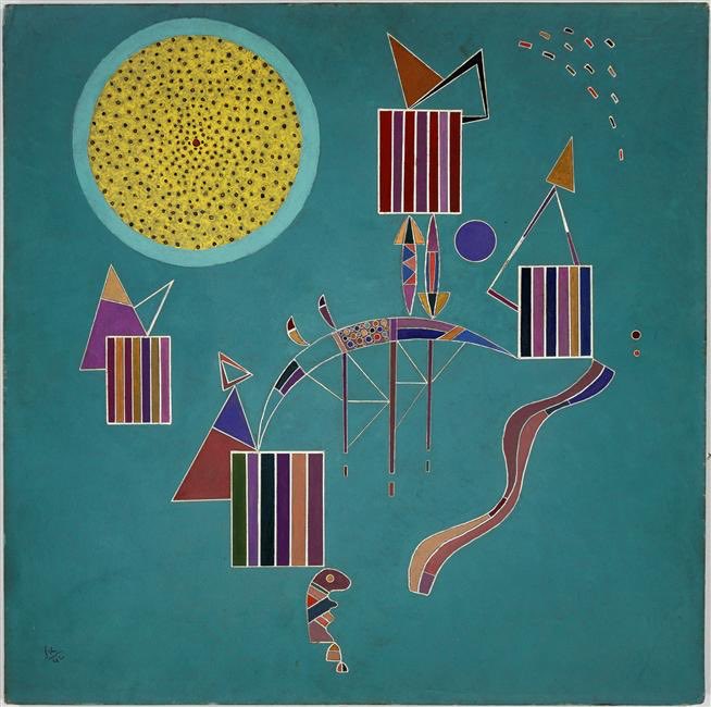 Arteymas_'s tweet photo. Mensaje íntimo, 1942, Vasily Kandinsky https://t.co/fn7h4UQmdF