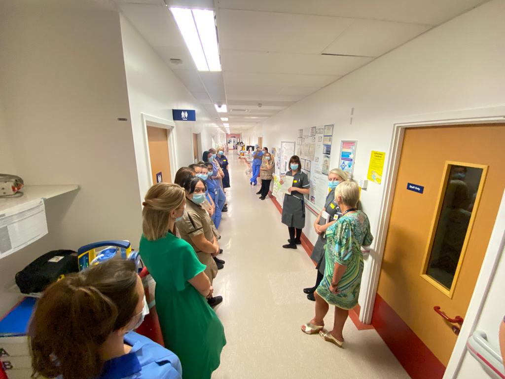 ImprovingDGSWB's tweet photo. Great to have @DudleyGroupCEO at the @DudleyMaternity Inpatients #improvement Huddle today

Fantastic staff engagement with 10 tickets in Sustain and 27 in Deliver! Great work team 🙌 

Lots of work beginning on preparation for the #Improvement event in October 
@DudleyGroupNHS https://t.co/sIhKQmKQpu