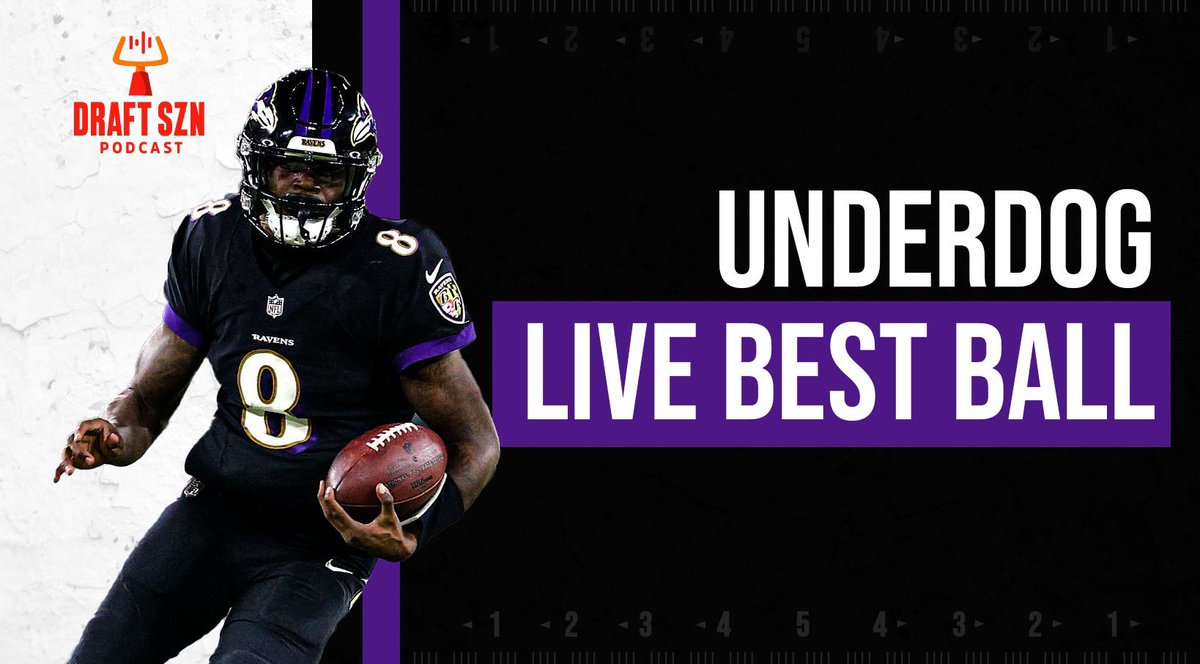 New episode of @DraftSZNPodcast is live! @UnderdogFantasy Live Best Ball draft 1.0 YouTube: youtu.be/frKRz2PtnYA Apple: podcasts.apple.com/us/podcast/dra… Spotify: open.spotify.com/episode/71Vp1S… Brought to you by @RiseNetworkUS