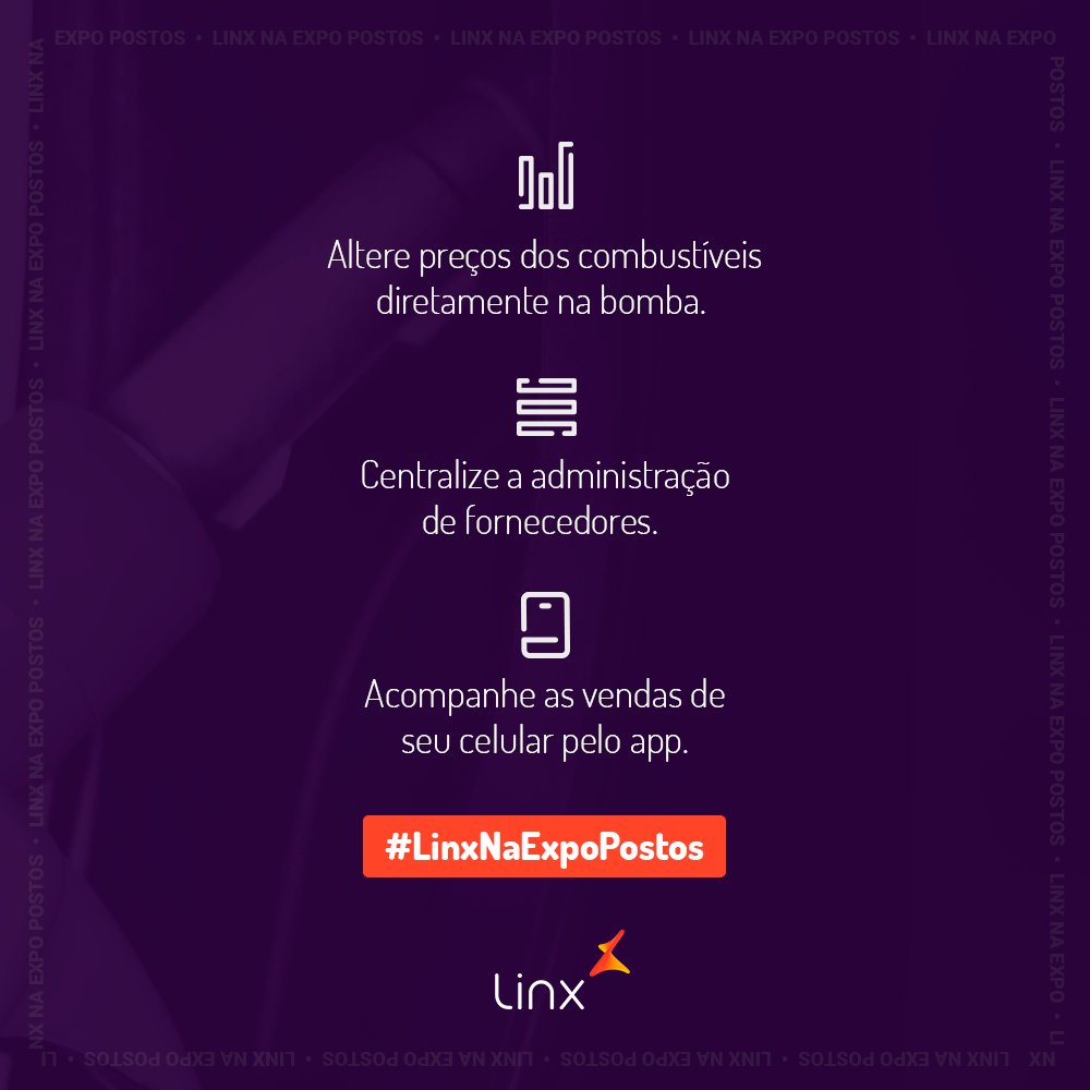 LinxRetail's tweet image. Quer fazer a gestão do seu posto ou loja de qualquer lugar? 

Com o Linx Gestor App, você tem os resultados do seu negócio na palma da mão a qualquer hora e em qualquer lugar. 

Gostou da novidade? Então visite o estande da Linx soluções!  estande 1030 😉

 #LinxNaExpoPostos