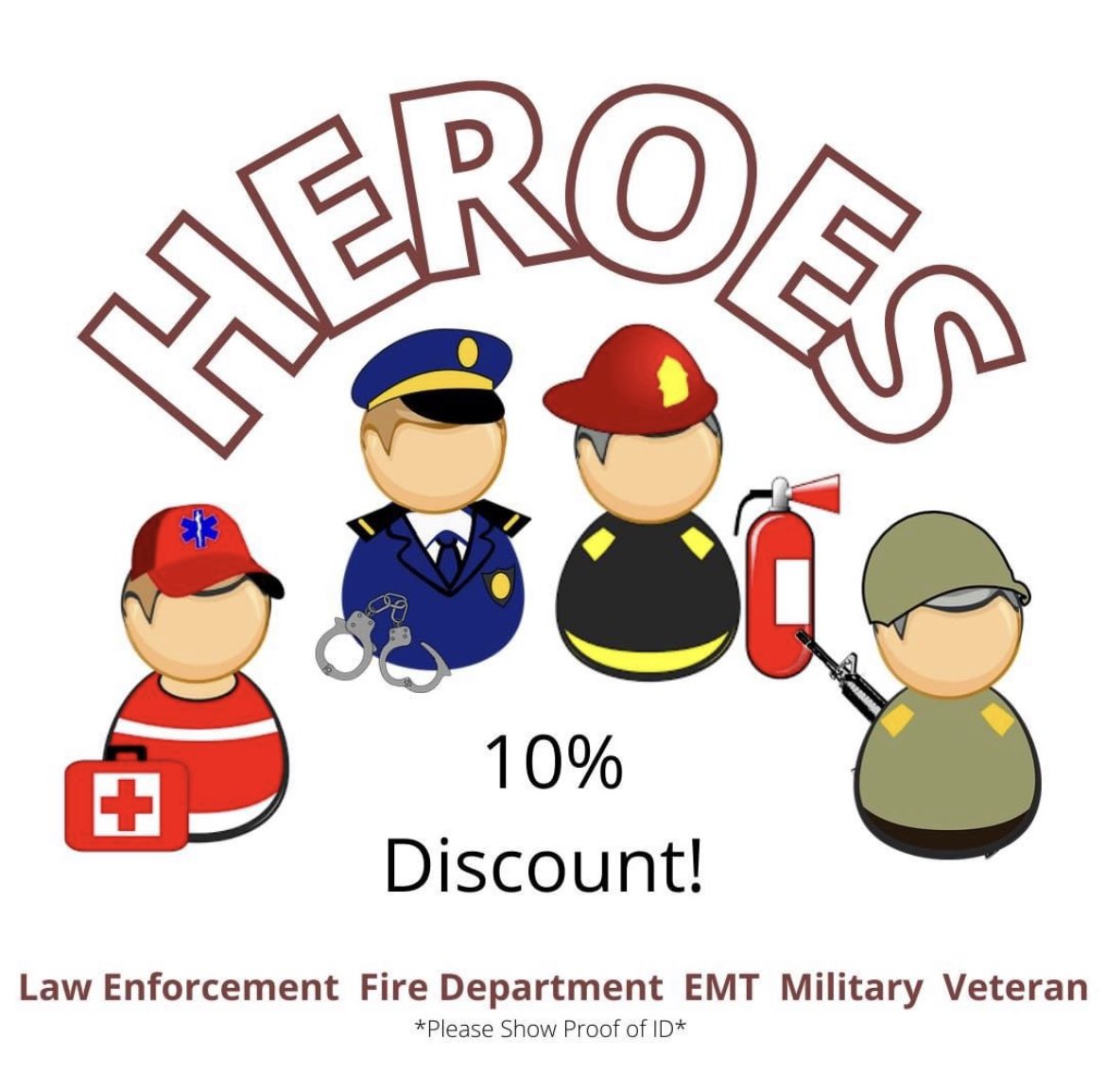 WardChiroSV's tweet photo. We support our Heroes!  Walk ins welcome, no appointment necessary https://t.co/wXwfNhNkfj