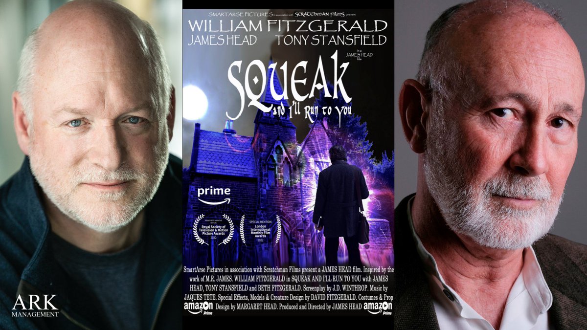 ArkMgmt's tweet image. JAMES HEAD (@JamesHeadActor) &amp;amp; TONY STANSFIELD both star in the feature film 
SQUEAK AND I’LL RUN TO YOU.

The film has won best narrative feature at the Royal Society of Television &amp;amp; Motion Picture Awards and a Special Mention at the London International Monthly Film Awards.