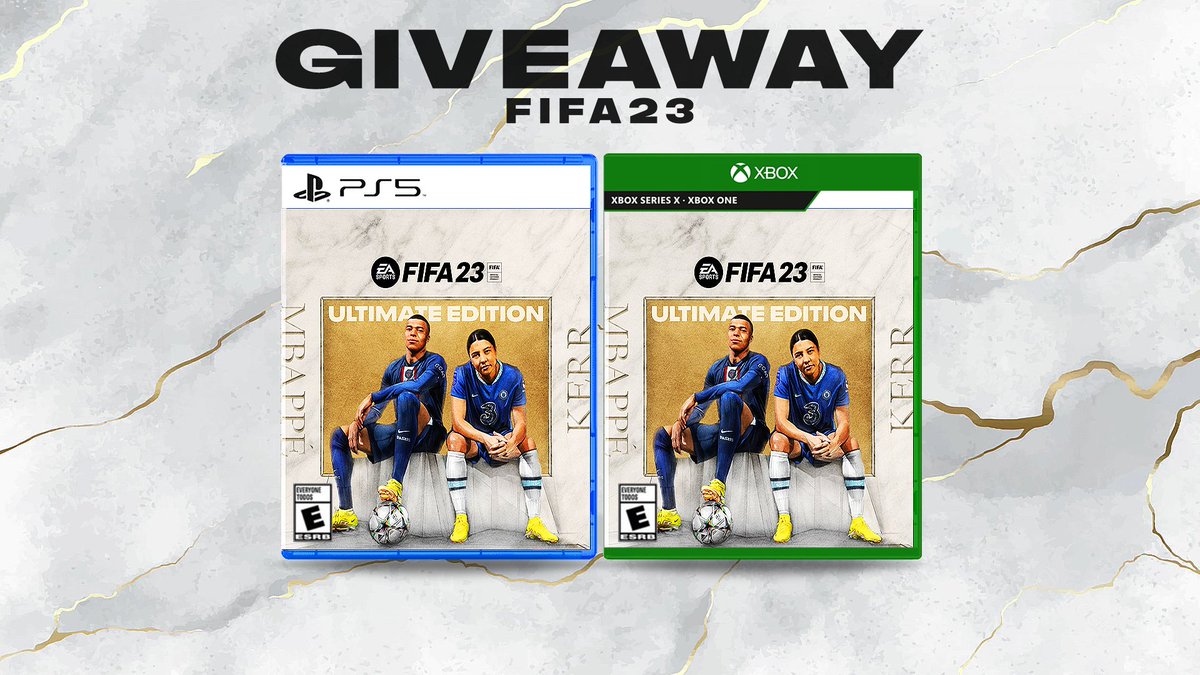 New #FIFA23 trailer means...

🚨 𝗙𝗜𝗙𝗔𝟮𝟯 𝗨𝗹𝘁𝗶𝗺𝗮𝘁𝗲 𝗘𝗱𝗶𝘁𝗶𝗼𝗻 𝗚𝗜𝗩𝗘𝗔𝗪𝗔𝗬! (PS5, XBOX, PC)

To join: 
- Like 👍 &amp; Retweet 🔄
- Follow <a href="/BetclicApogee/">Betclic Apogee Esports</a> 🚀
- Tag a friend 🤝

ℹ️ (unlimited entries, celebrities don't count)

Ends 23:59 GMT+1, 07/08/22