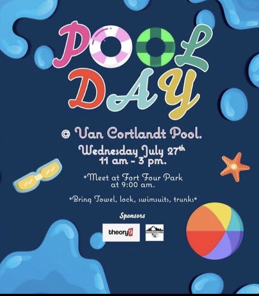 ibarrow1718's tweet image. Taking the kids from the neighborhood to #VanCortlandt pool today! Session starts at 11 am! Bring the babies and meet us there!👶🏽👦🏻👧🏾🧒🏼🤞🏿💙 .@WeAreTheory9 #Sedgwickpark #iSandNewYork