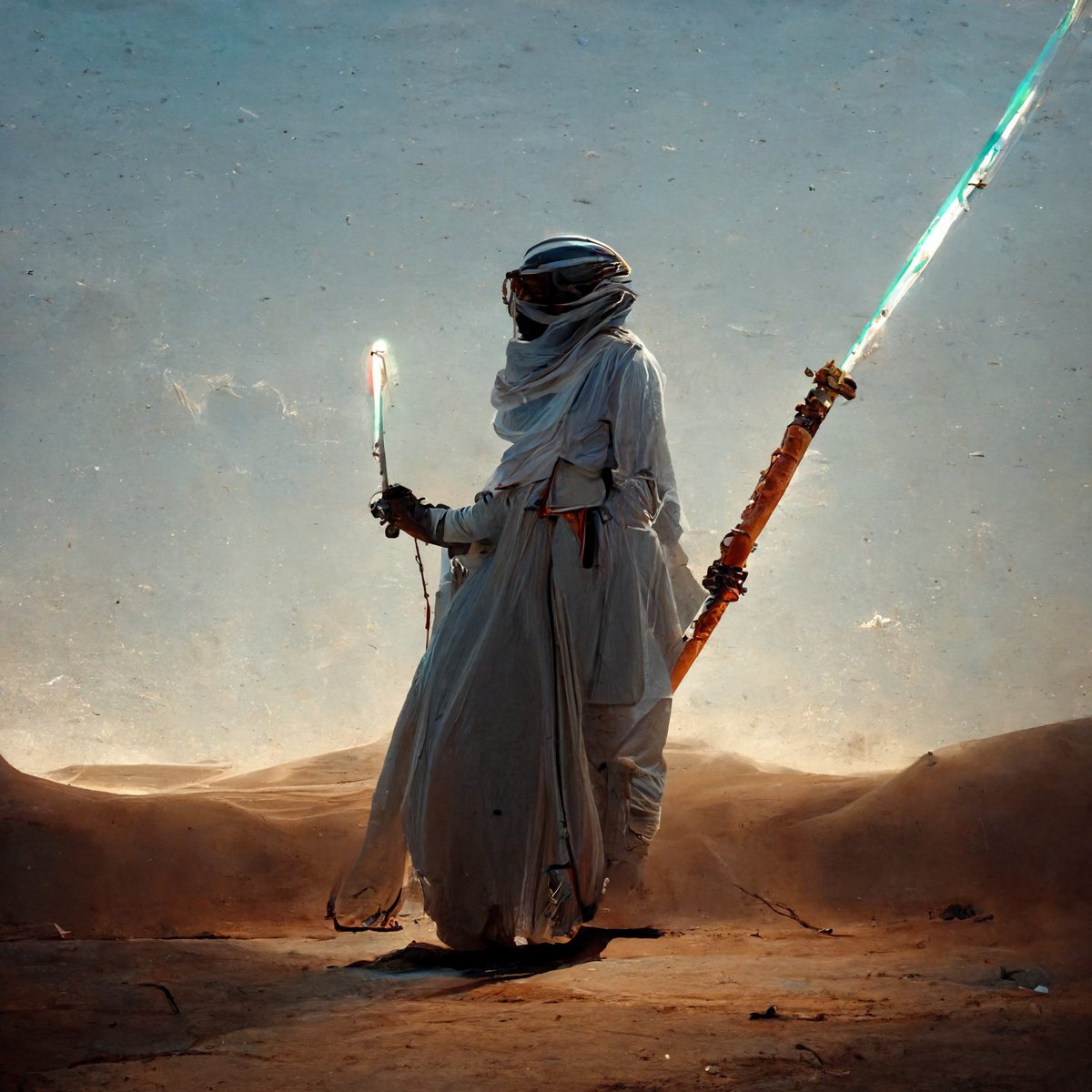 اليوم شارك الأخ <a href="/AAKenani/">Abdullah Kenani</a>  على حسابه في انستغرام عمل مختبر الابحاث Midjourney - فهم لديهم أداة تعمل بالذكاء الاصطناعي، يمكنها تحويل الخيال إلى عمل فني من نص.

في الأسفل بعض النتائج: 

فمثلاً للمرأة كان النص: امرأة سعودية في المريخ ترتدي بدلة فضاء.

*جميع النصوص مذكورة في الـ ALT.