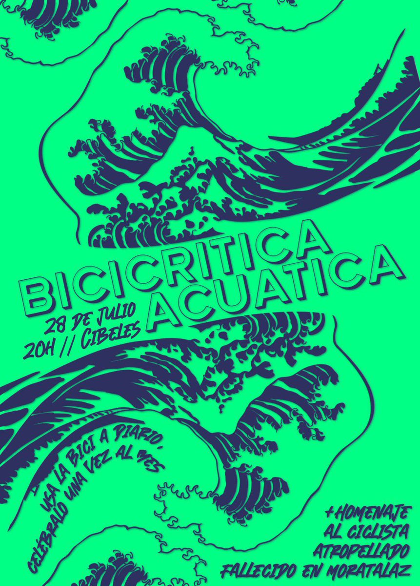 Desolados por la muerte de Alberto Díaz en la calle de Vinateros.  Mandamos todos los ánimos a su familia, sus amigos y toda la familia ciclista madrileña, que estamos todos muy mal. Acudiremos mañana jueves a su homenaje con la <a href="/labicicritica/">Bicicrítica Madrid</a>
