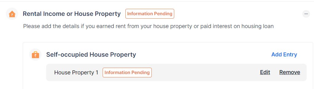 dtbhavan's tweet photo. @ClearfromCT - Self occupied house property with co-owner doesn't get saved. Just gives the error "Information Pending". This is a bug in the new interface. Please check. https://t.co/LitUJeZyEC