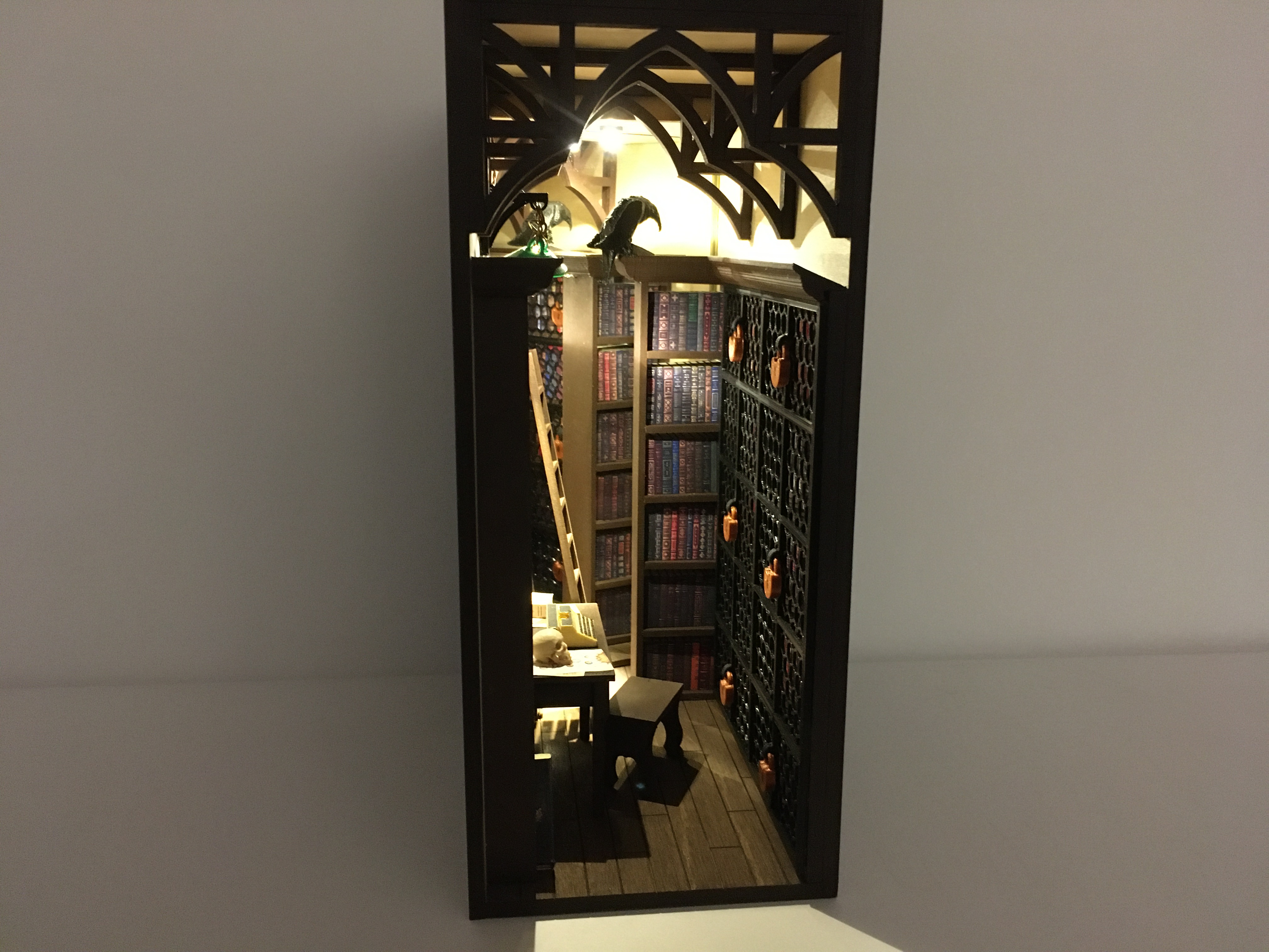 Book nook shelf insert Finished booknook Miniature Closed se - Inspire  Uplift