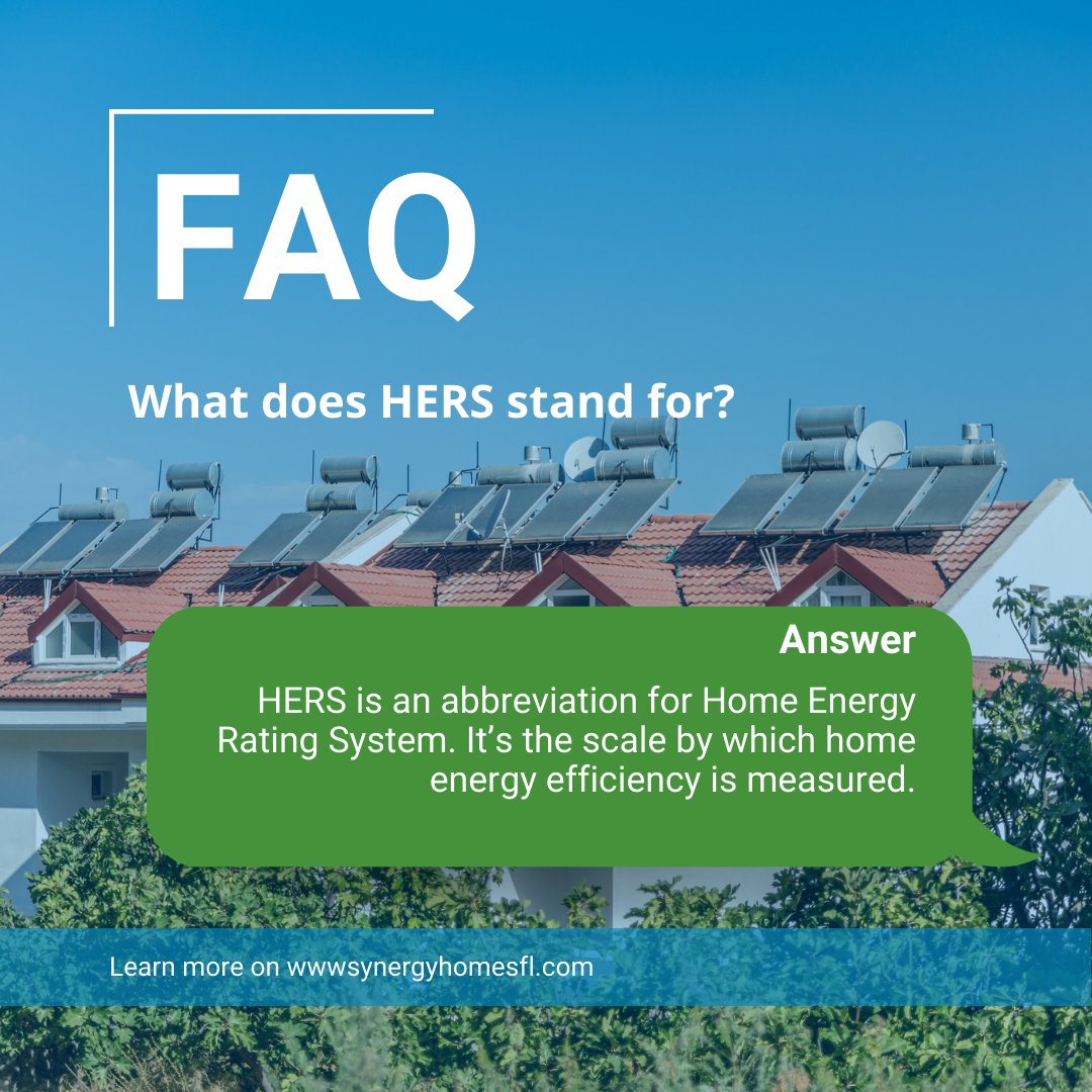 SynergyHomesFL's tweet image. How would your current home stack against the Home Energy Rating System? #Homeenergyratingsystem #energyefficienthome