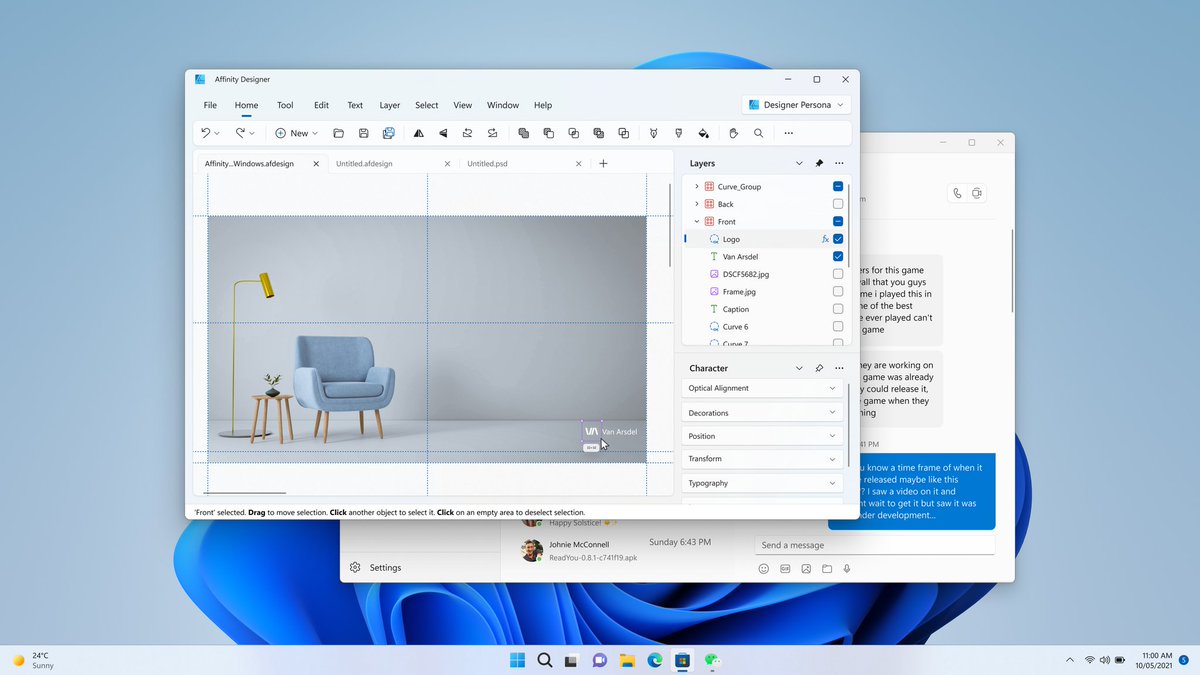 K_YaoLin's tweet image. 发一些最近的一些 Fluent Design 的尝试，全部使用 Figma 制作，使用社区里共享的 Template。重构了一些平时用的比较多但是交互体验比较差的App，比如微信甚至没有支持系统的 Toast 通知

WinUI3 确实很好看，和 Windows 11 太搭了🌝

#fluentdesign #uwp #figma #Notion #winui3 #Windows11