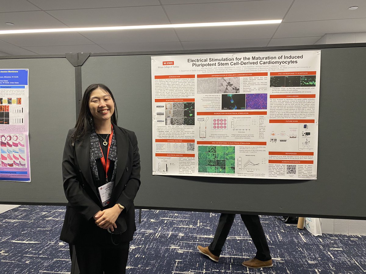 Jessica M. Gluck, PhD (@jessicagluckphd) on Twitter photo Great job presenting your poster, #SuhHeeCook <a href="/gluck_lab/">Gluck Tissue Engineering Laboratory</a>
#BCVS22 #BCVS2022 #AHA #biomaterials #tissueengineering #cardiac #research #WomenInSTEM Great job presenting your poster, #SuhHeeCook <a href="/gluck_lab/">Gluck Tissue Engineering Laboratory</a>
#BCVS22 #BCVS2022 #AHA #biomaterials #tissueengineering #cardiac #research #WomenInSTEM
