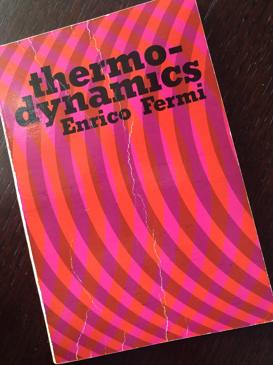 Fermi taught at Columbia University in the summer of 1936, which resulted in this 150-page book.

My review on Amazon ➡️ amazon.com/gp/review/R2GL…

“You return here to have a conversation with the master. After all, we read great novels repeatedly, even if we know all the plots.”