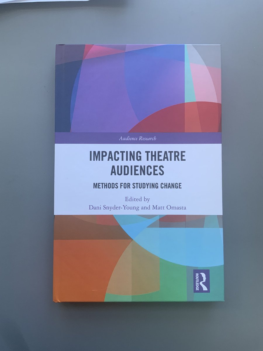 We officially launch IMPACTING THEATRE AUDIENCES tomorrow at 8:30am at #ATHE2022! @mattomasta @suddenlyroutine @kelseyljacobs @scottmealey @MsAikman Michelle Cowin Gibbs and Claire Syler will all be there, and we'll be doing some book giveaways!