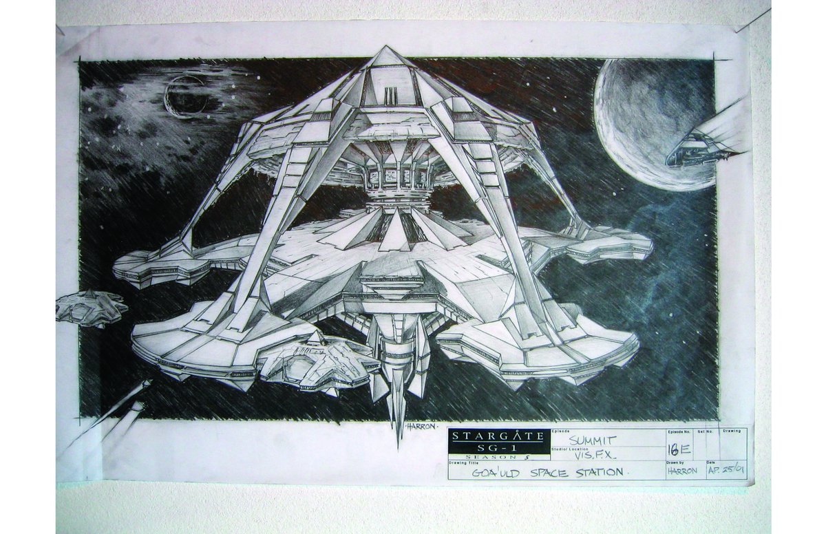 Today we celebrate the #25thSG1Anniversary or #StargateSG1
So lets celebrate with some #ConceptArt
#Wewantstargate #StargateNow #Spaceships
@AmazonStudios @mgmstudios <a href="/stargatecommand/">Stargate Command</a>