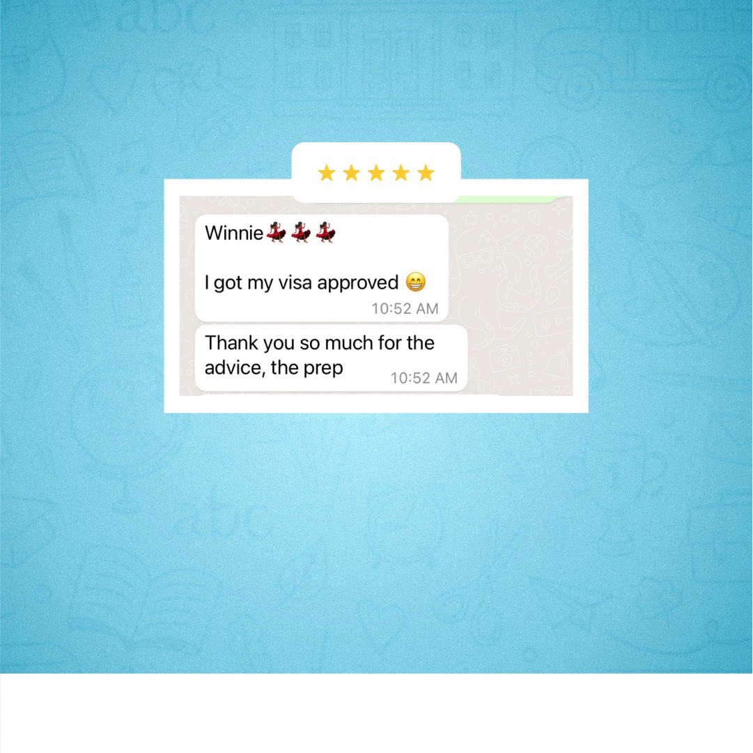 WStudentWorld's tweet photo. Reviews make us happy!😊
Let’s help you ace that visa interview
#wswtalks #visainterviews #gradschool https://t.co/CgK1vXoWzg