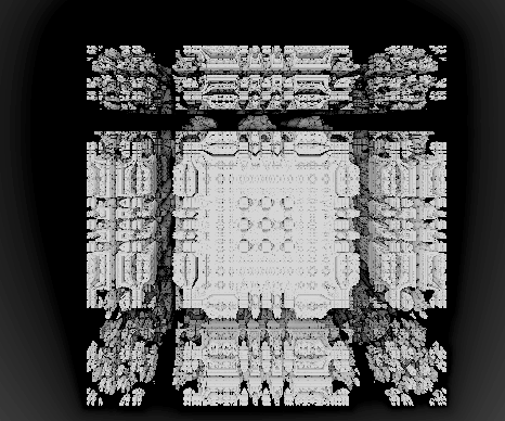 MaximeEuziere's tweet photo. Day 207:

(other things made during #js1k 2019)

MiniMandelbox bonuses #1

- Mandelbox rendered inside miniShadertoy: https://t.co/MLaNYLqlOO

- Animated traversal of Mandelbox with a grey metallic look https://t.co/unwhK0MA9X

- Tweetable Mandelbox (246b) https://t.co/8iKuSJ21LF https://t.co/CauOunF8L2