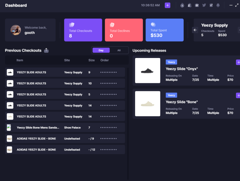 goodgooth's tweet photo. Road to YS chef pt 0.2 @ValorAIO 

Proxies: @RazeProxies https://t.co/lzIuj1x6Xf