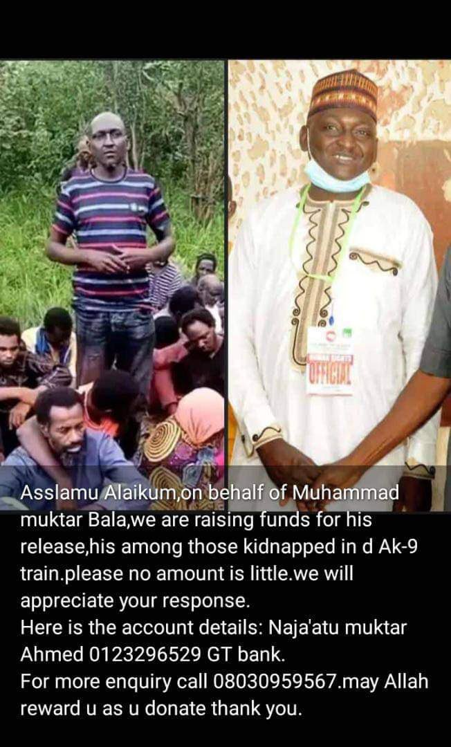 Waspapping_'s tweet image. Another Victim of the train kidnapping seeking for your donations please 

No amount is too small

Naja'atu muktar
Ahmed 0123296529 GT bank.

Kindly help me retweet please