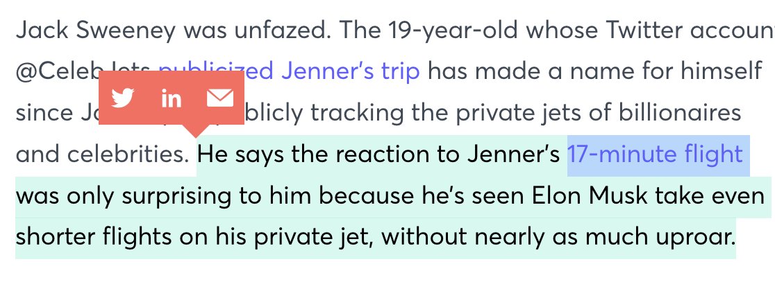 Elon Musk has taken even shorter flights than Kylie Jenner’s 17-minute trip, says jet-tracking teen 😳

Full story:cnb.cx/3PFtaSR