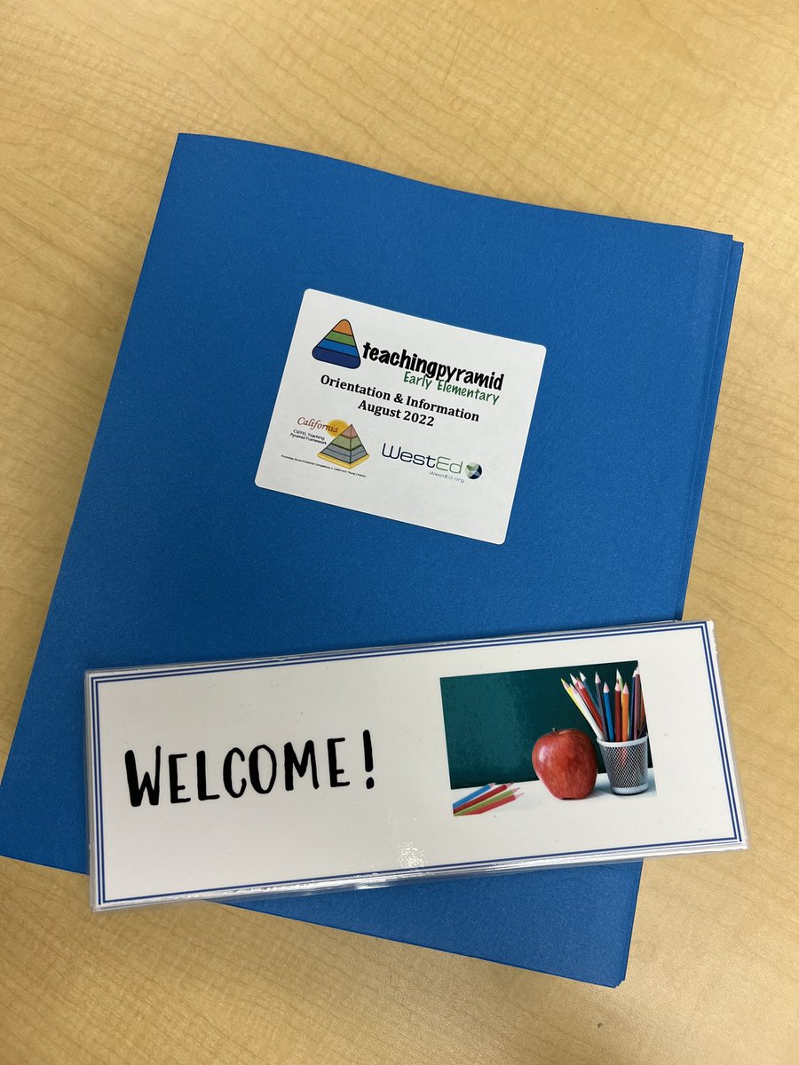 Gearing up for our orientation meeting in <a href="/MarinOfficeofEd/">Marin County Office of Education</a> . Can’t wait to bring the CA Teaching Pyramid 🌈 to their TK/K teachers and see the positive impact it will make in their lives and the lives of the children in their classrooms! <a href="/WestEd/">WestEd</a>