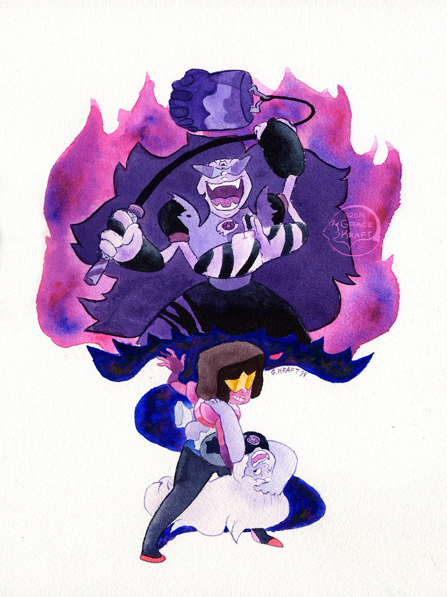 GraceKraft's tweet photo. Here are the fusions between the three Gems too #StevenUniverse https://t.co/Q9mXfd9VWA
