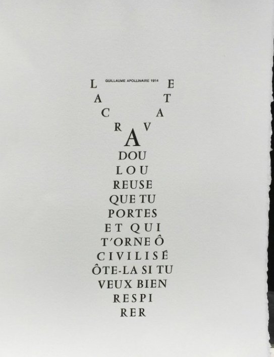 MiAldon's tweet photo. "La cravate douloureuse que tu portes et qui t'orne,
ô civilisé,
ôte-la si tu veux respirer."
_ Guillaume Apollinaire, 1914

#cravategate #cravates https://t.co/8Kvc94t7cF