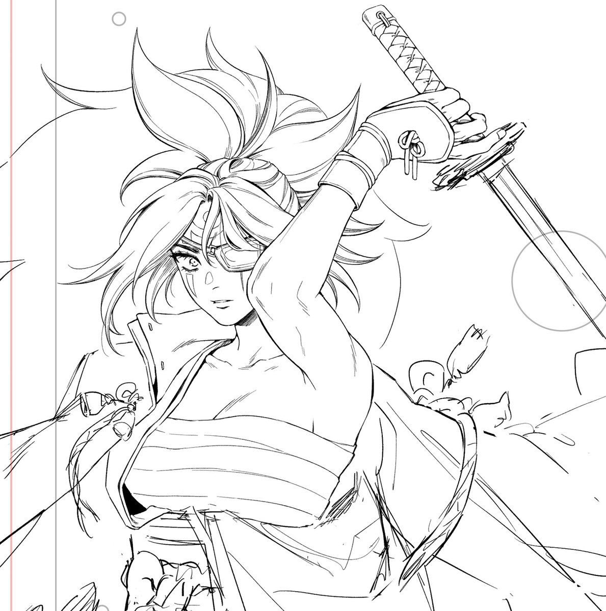 🍓 Stream time! Working on this Baiken stick art commission 🍓

https://t.co/fsYMuwwxJl 