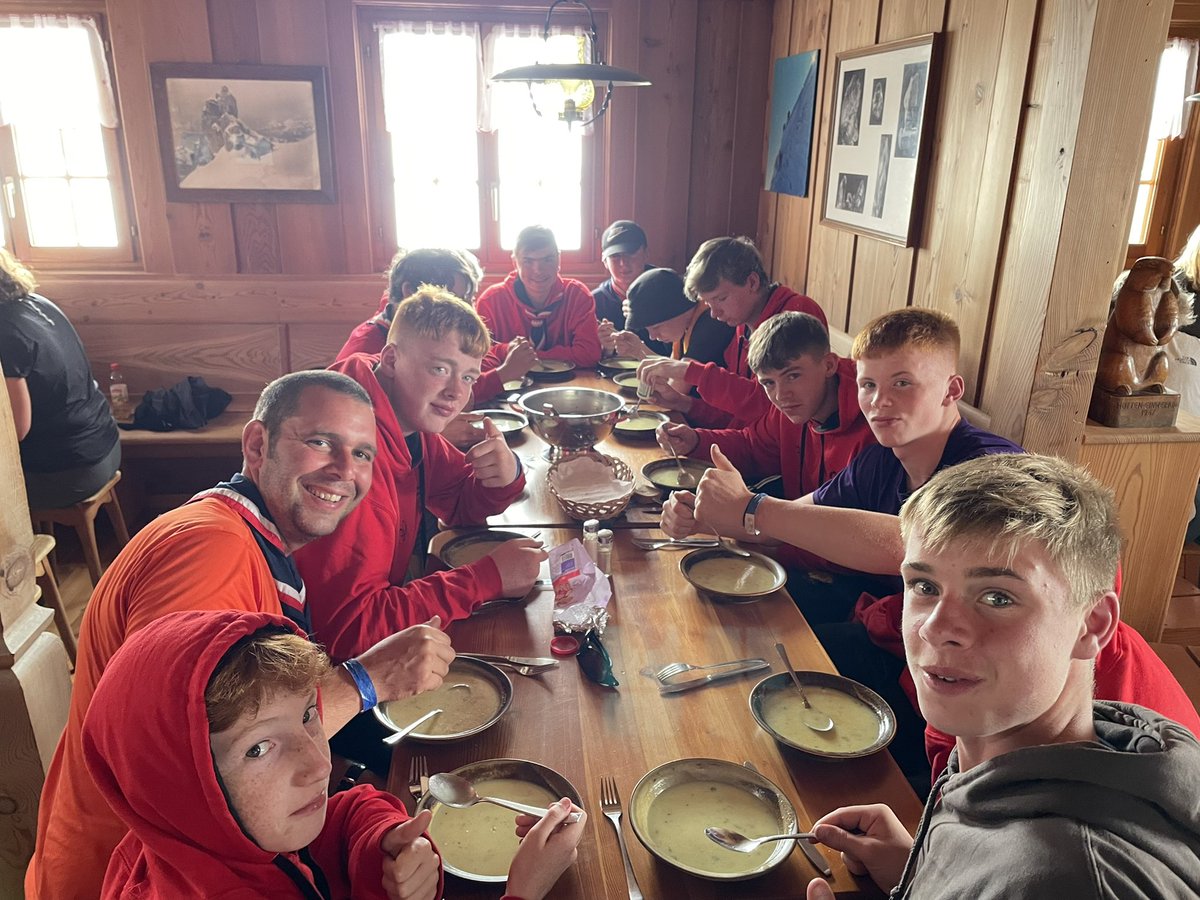 #kisc #internationalsummercamp managed to stay awake for tea, just!