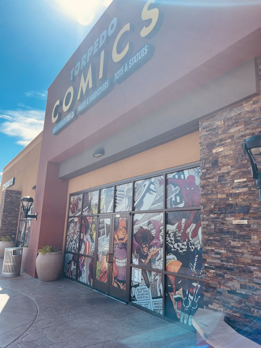 #NCBD is upon us! And I just left my favorite place to visit! @TorpedoComicsLV Going home to compile My Weekly Pull List and then I’ll be going live on Twitch to preview what I got this week 😁 Twitch Link in bio #ComicBooks