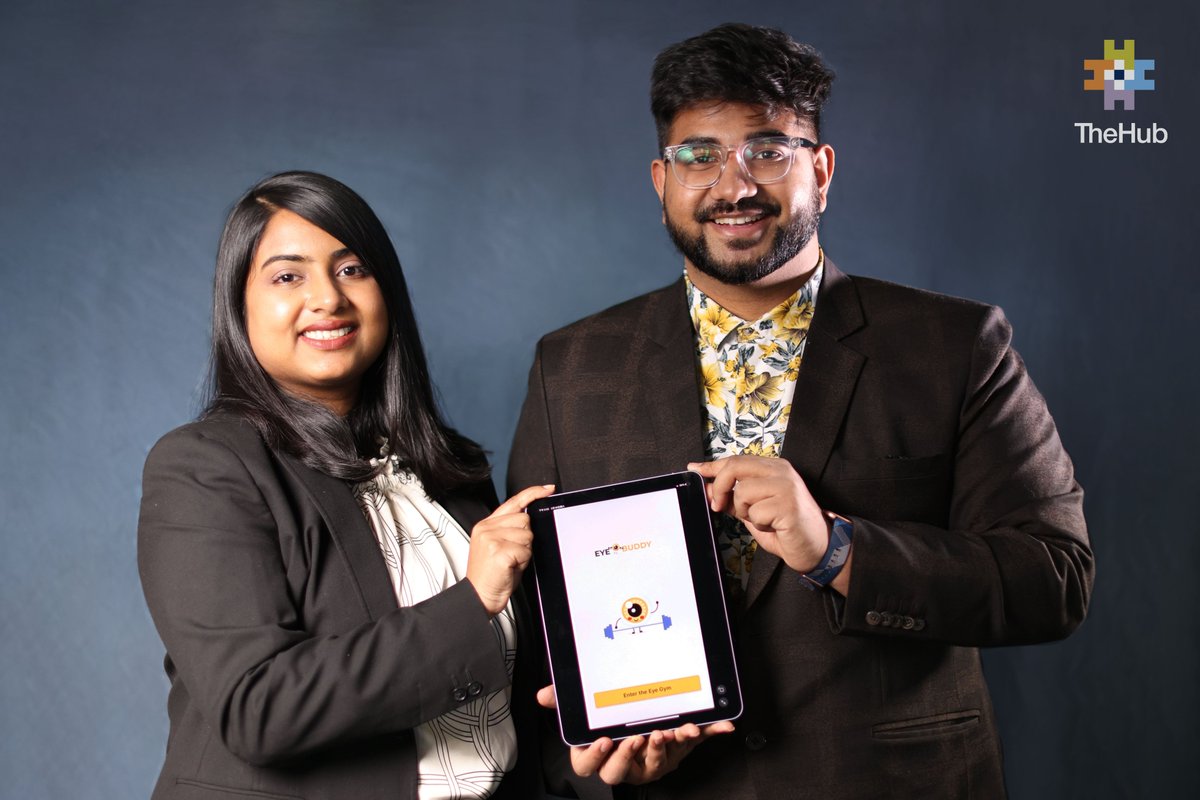 UTSCTheHub's tweet image. "Blink. Look left. Blink. Look right. Blink. These are some of Eye Buddy’s daily eye exercises." Purnashee and Pradipta Chowdhury share their vision of connecting everyday people to eye care. 

📰Read more: utsc.utoronto.ca/thehub/eye-car…