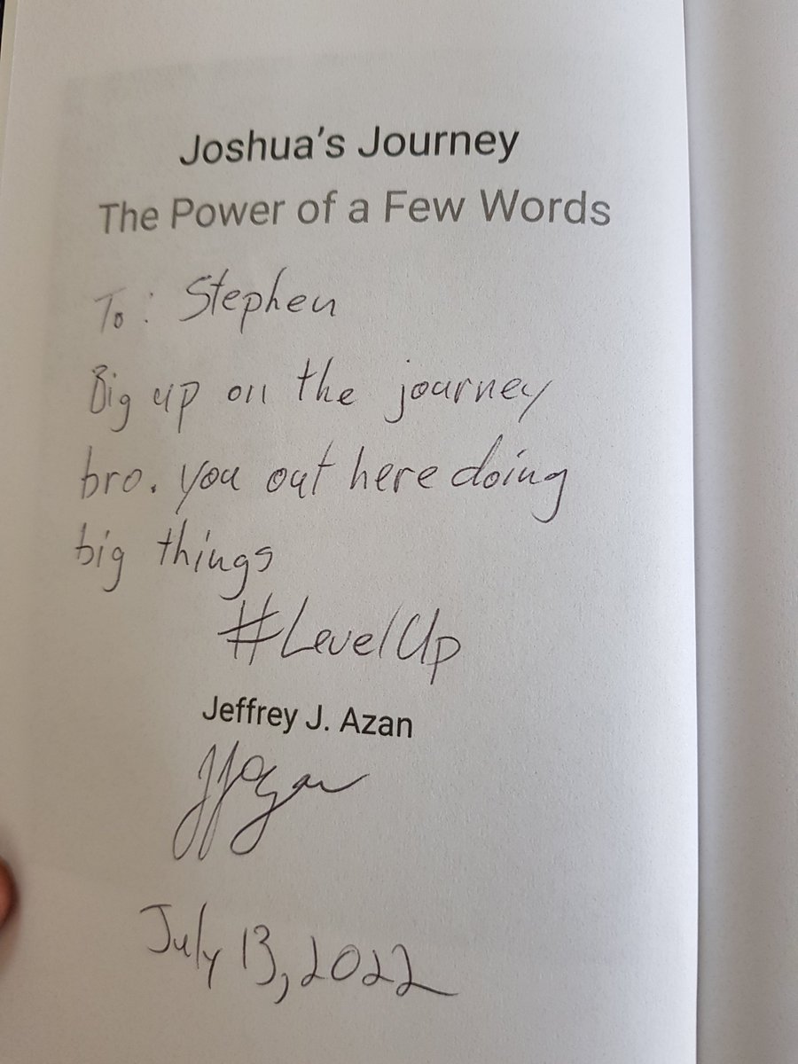 The title says it all, come from far and more to go. Looking forward to diving into the book <a href="/jeffreyjazan/">Jeffrey Azan</a>