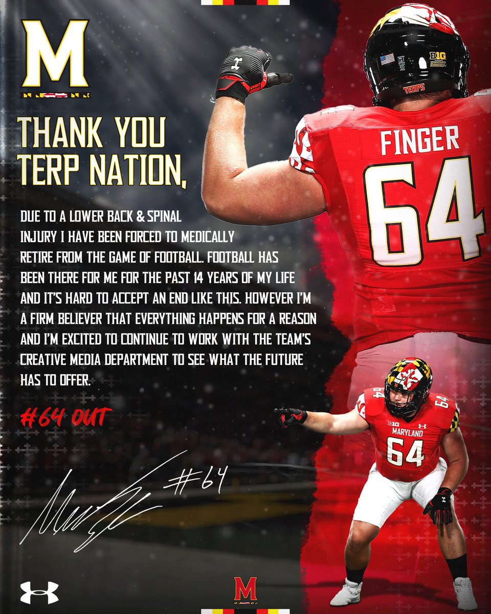 marcus_finger's tweet photo. Thank you Maryland!! -#64out https://t.co/cNoTa4fwVP