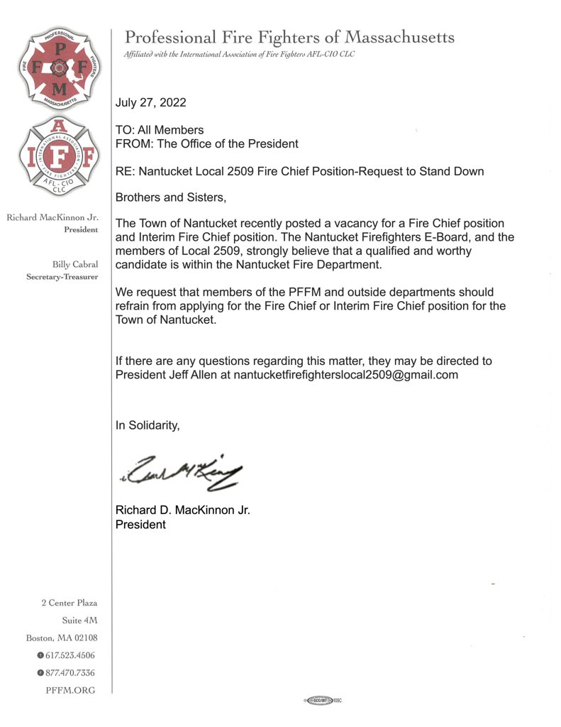 Fire Fighters of MA tweet media