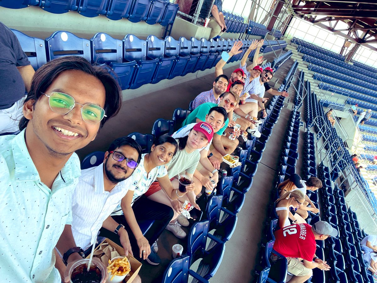 Amit Kumar (@thegeekychemist) on Twitter photo Last outing with the group <a href="/Phillies/">Philadelphia Phillies</a> game. Thank you <a href="/SchelterGroup/">SchelterGroup</a> for a wonderful experience in the past year. It has been an honor and a great pleasure working with such a lovely set of individuals. An unforgettable experience! Last outing with the group <a href="/Phillies/">Philadelphia Phillies</a> game. Thank you <a href="/SchelterGroup/">SchelterGroup</a> for a wonderful experience in the past year. It has been an honor and a great pleasure working with such a lovely set of individuals. An unforgettable experience!
