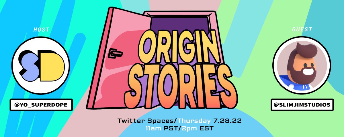 Super Dope (@yo_superdope) on Twitter photo ✨Join us TOMORROW, as we learn more about our latest Bootyshaker 🍑, James Curran (<a href="/slimjimstudios/">James Curran</a>)!
Set those reminders!
x.com/i/spaces/1OdKr… ✨Join us TOMORROW, as we learn more about our latest Bootyshaker 🍑, James Curran (<a href="/slimjimstudios/">James Curran</a>)!
Set those reminders!
x.com/i/spaces/1OdKr…