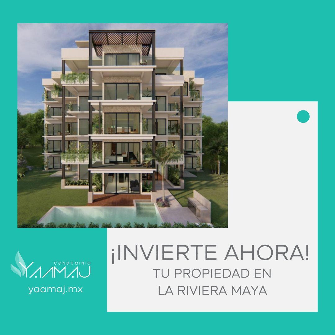 yaamaj_mx's tweet photo. Invierte en #Yaamaj y disfruta el estilo, la privacidad y el lujo de vivir en una zona de gran plusvalía.
¡Contáctanos!
.
.
💻 https://t.co/dFGIm2PA0g
📲 (55) 8062 0241
📧 contacto@yaamaj.mx
#rivieramaya #akumal #investment #realestate #inversion #Tierra7 https://t.co/wlTRD5Wdz4