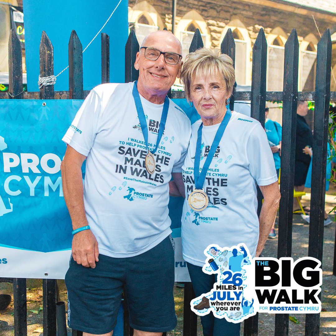 Prostate Cymru (@prostatecymru) on Twitter photo We loved seeing <a href="/DaveAndShirley/">Dave And Shirley</a> sporting this years medal at our Cardiff <a href="/pcbigwalk/">The Big Walk</a>!🏅
Don't forget you have until the 14th August to fundraise £50 to receive your exclusive medal & t-shirt!👕
Thank you so much to everyone taking part & helping us #savethemalesinwales!🏴👣 We loved seeing <a href="/DaveAndShirley/">Dave And Shirley</a> sporting this years medal at our Cardiff <a href="/pcbigwalk/">The Big Walk</a>!🏅
Don't forget you have until the 14th August to fundraise £50 to receive your exclusive medal & t-shirt!👕
Thank you so much to everyone taking part & helping us #savethemalesinwales!🏴👣