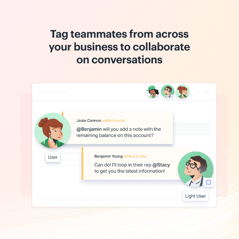 helpscout's tweet photo. 📣 Product Announcement: Light Users is now available in Help Scout! 

Now you can bring your whole company closer to your customers.

👉 Swipe to see what you can do 
🔗 Click to learn more