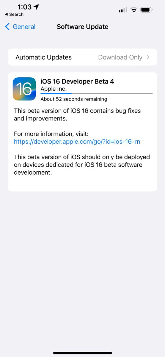 iSWUpdates's tweet image. iOS 16.0 Developer Beta 4 (20A5328h) has been released. #iOS16 #iOS16DevBeta4 #iOS16Beta4