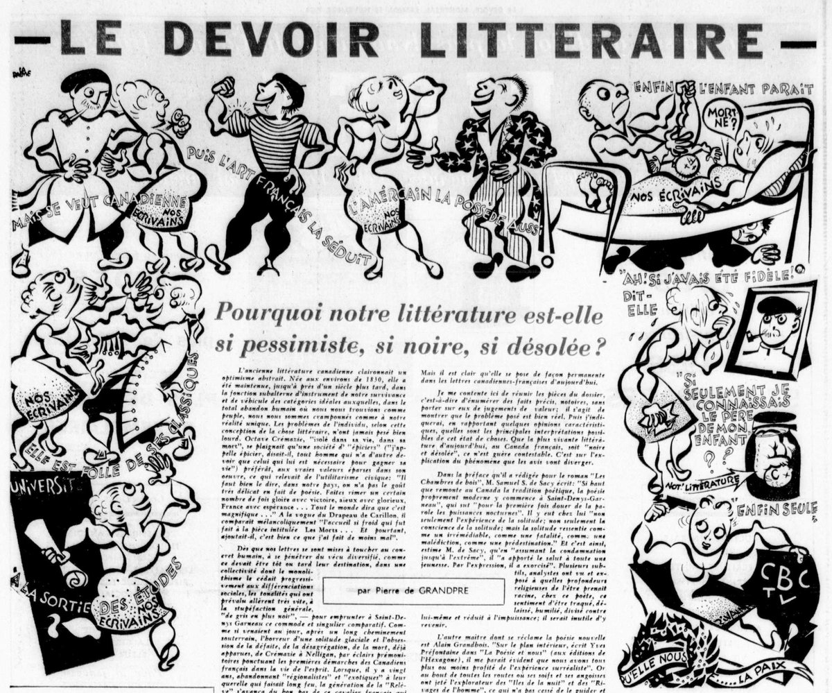 «PETITE» LITTÉRATURE, GRANDE CEINTURE?
Formuler une hypothèse englobante sur la littérature québécoise ne conduit-il pas, le plus souvent, à la négativité, la déception, le manque? C’est l’hypothèse explorée par @dicointellos dans cet article. 
À lire ici: revuecaptures.org/node/5670/